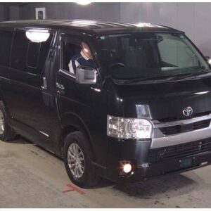2021 Toyota Hiace Van black diesel used car Japan export