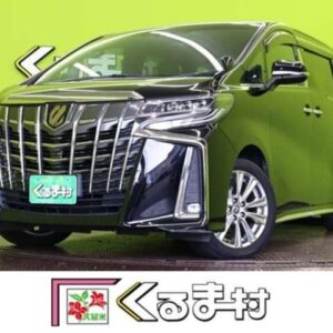 2021 Toyota Alphard black gasoline used car Japan export