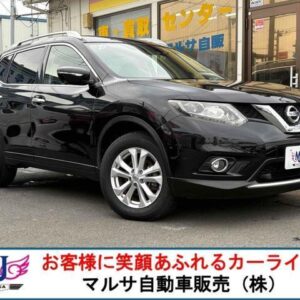 2017 Nissan X-Trail black gasoline used car Japan export