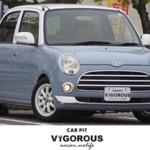 2008 Daihatsu Mira Gino blue gasoline used car Japan export