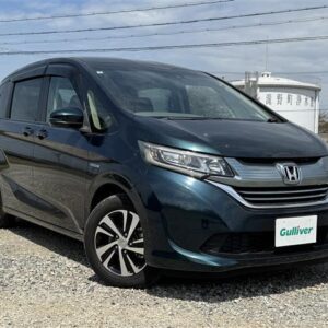 2018 Honda Freed Hybrid green gasoline used car Japan export