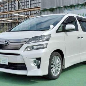 2013 Toyota Vellfire pearl gasoline used car Japan export