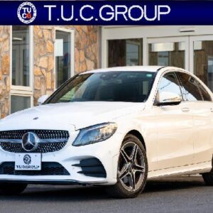 2019 Mercedes Benz C-Class white diesel used car Japan export