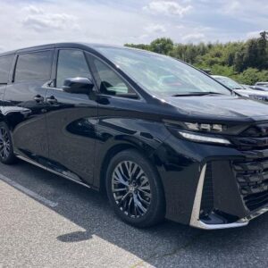 2023 Toyota Vellfire Hybrid black gasoline used car Japan export