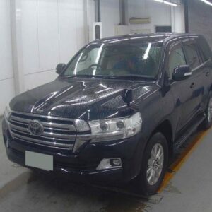 2020 Toyota Land Cruiser black gasoline used car Japan export
