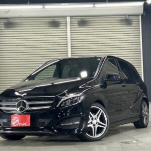 2017 Mercedes Benz B-Class black gasoline used car Japan export