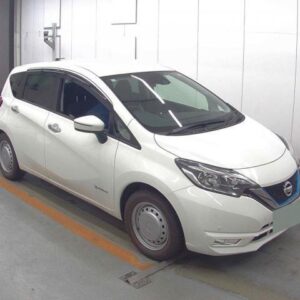 2019 Nissan Note white gasoline used car Japan export