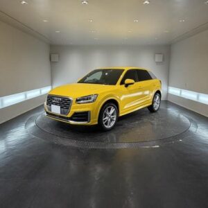 2017 Audi Q2 yellow gasoline used car Japan export