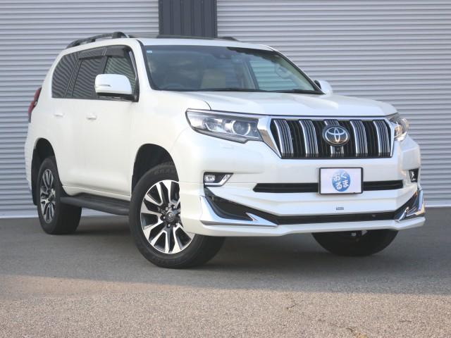 Ref:AUX-23363349 TOYOTA LAND CRUISER PRADO 2023 1 2023 Toyota Land Cruiser Prado pearl gasoline used car Japan export