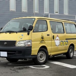 2000 Toyota Hiace Wagon yellow diesel used car Japan export