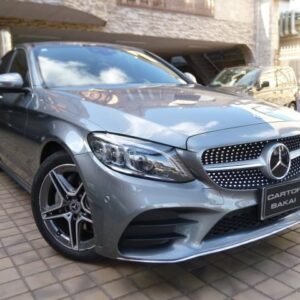 2018 Mercedes Benz C-Class gray hybrid used car Japan export