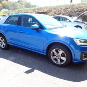 2017 Audi Q2 blue gasoline used car Japan export