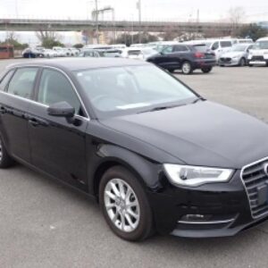 2017 Audi A3 black gasoline used car Japan export