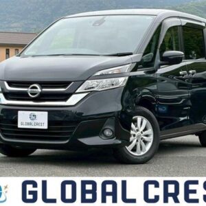 2018 Nissan Serena black gasoline used car Japan export