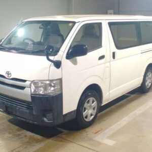 2015 Toyota Hiace Van white gasoline used car Japan export