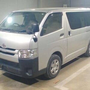 2019 Toyota Hiace Van silver gasoline used car Japan export