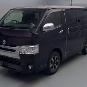 2014 Toyota Hiace Van purple diesel used car Japan export