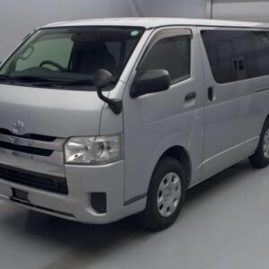 2017 Toyota Hiace Van silver diesel used car Japan export