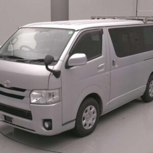 2015 Toyota Hiace Van silver diesel used car Japan export