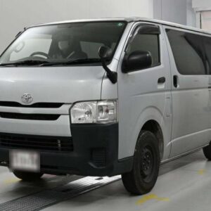 2018 Toyota Regius Ace Van silver diesel used car Japan export