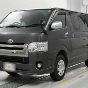 2018 Toyota Hiace Van gray diesel used car Japan export