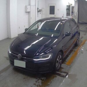 2021 Volkswagen Polo black gasoline used car Japan export
