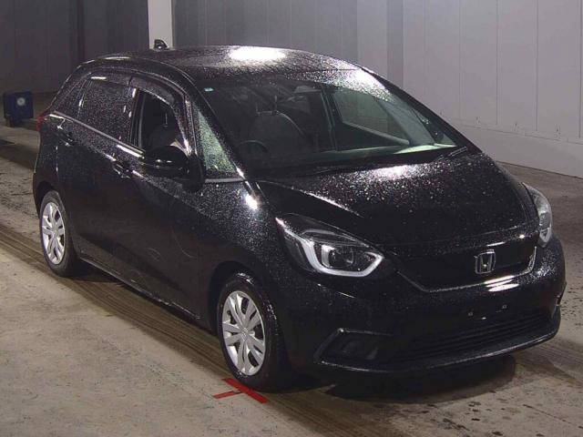 Ref:AUX-23371791 HONDA FIT 2021 1 2021 Honda Fit black gasoline used car Japan export