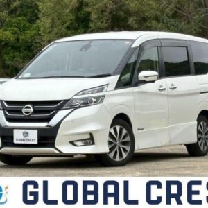 2017 Nissan Serena pearl gasoline used car Japan export