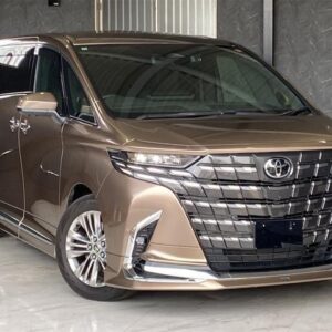 2024 Toyota Alphard Hybrid gold hybrid used car Japan export