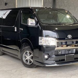 2026 Toyota Hiace Van black gasoline used car Japan export