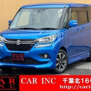 2019 Suzuki Solio Bandit blue hybrid used car Japan export
