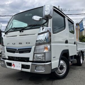 2018 Mitsubishi Fuso Canter white diesel used car Japan export