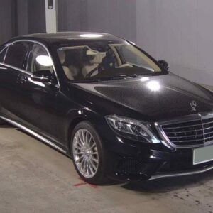 2015 Mercedes Benz S-Class black gasoline used car Japan export