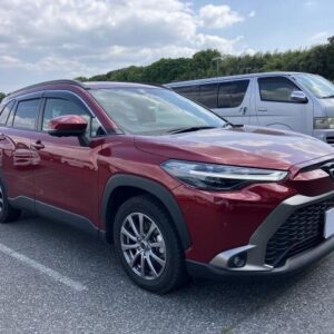 2024 Toyota Corolla Cross pearl gasoline used car Japan export