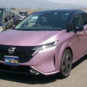 2022 Nissan Note pink gasoline used car Japan export