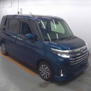 2021 Toyota Roomy blue gasoline used car Japan export