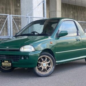 1993 Subaru Vivio green gasoline used car Japan export