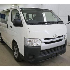 2020 Toyota Hiace Van white gasoline used car Japan export