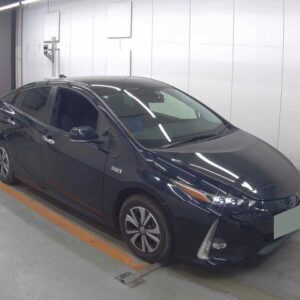 2022 Toyota Prius Phv black hybrid used car Japan export