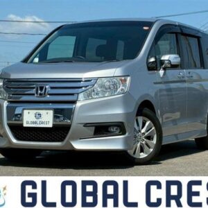 2012 Honda Stepwagon Spada silver gasoline used car Japan export