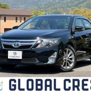 2014 Toyota Camry black gasoline used car Japan export
