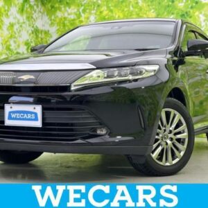 2018 Toyota Harrier black gasoline used car Japan export