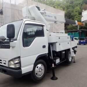2007 Isuzu Elf Truck white diesel used car Japan export