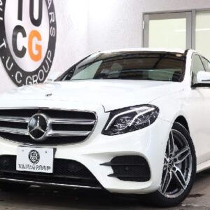 2019 Mercedes Benz E-Class white gasoline used car Japan export