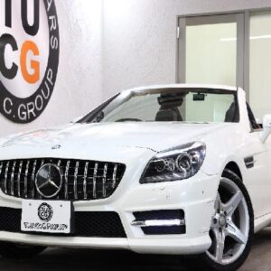 2015 Mercedes Benz Slk white gasoline used car Japan export