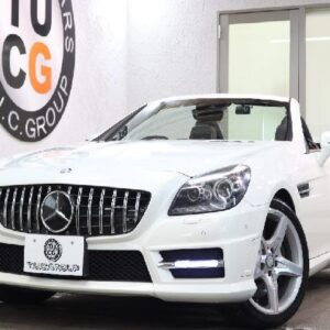2015 Mercedes Benz Slk white gasoline used car Japan export