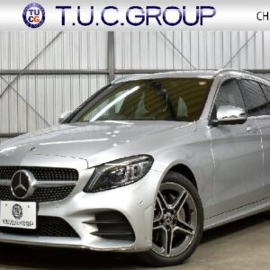 2019 Mercedes Benz C-Class silver diesel used car Japan export