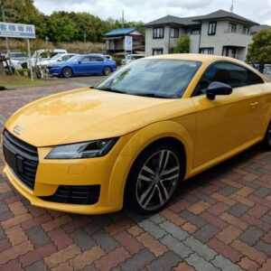 2017 Audi Tt Coupe yellow gasoline used car Japan export