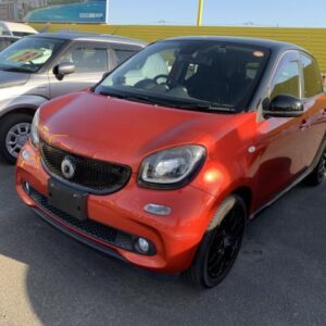 2016 Mcc Smart Smart For Four red gasoline used car Japan export