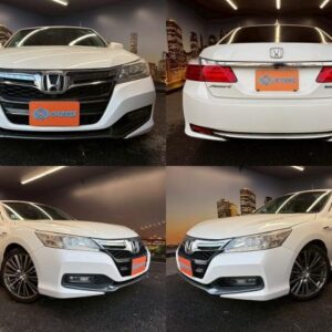 2013 Honda Accord Hybrid pearl gasoline used car Japan export